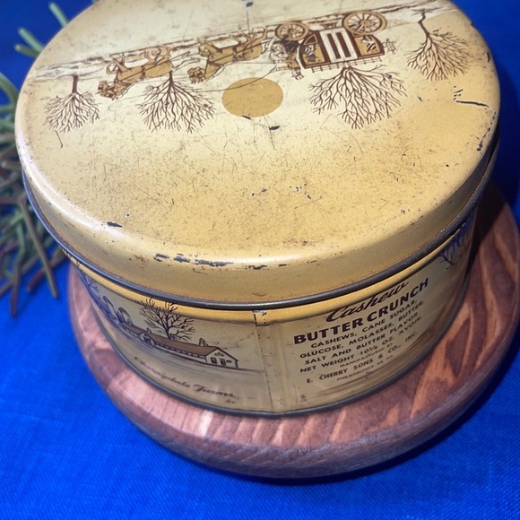 Cherrydale Farms Cashew Butter Crunch tin Vintage. - Picture 2 of 4